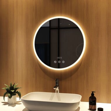 Badspiegel mit Beleuchtung 60cm badspiegel