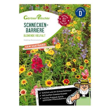 Gartenpflanzen & Saatband 15 m Blühende Schneckenbarriere