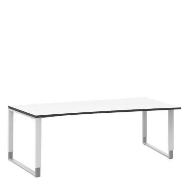 Höhenverstellbarer Tisch in Weiß & Computertisch in Weiß höhenverstellbar