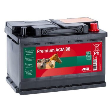 Kerbl Weidenzaun Kerbl AKO Premium AGM Batterie
