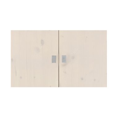 LT white-wash set 2 deuren voor boekenkast 8018-01w
