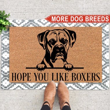 Personalisierte Hunde Fußmatte, Willkommen