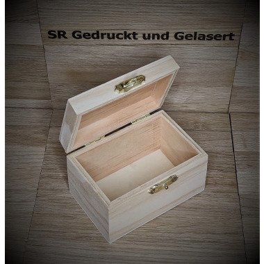 Schatztruhe Schmuckkästchen Truhe Box Rechteckig Aus Holz Mit Wunschgravur