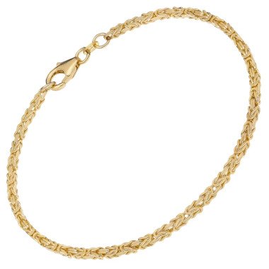 trendor 15495 Damen-Armband Königskette Gold