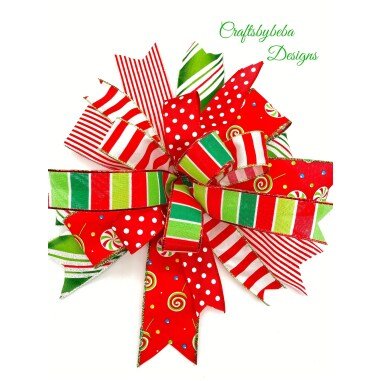 Weihnachten Candy Land Dekorative Schleife/Weihnachtliche
