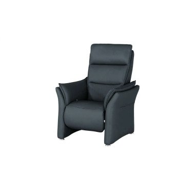 Wohnwert Ledersessel mit Relaxfunktion Corvina blau Polstermöbel Sessel F