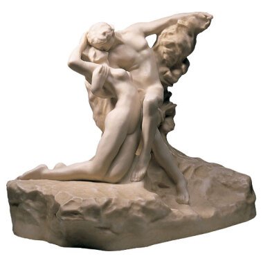 Auguste Rodin: Skulptur 'Der ewige Frühling' (1884), Version in Kunstmarmor