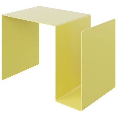 Multifunktionaler Beistelltisch 'HUK', gelbe Version