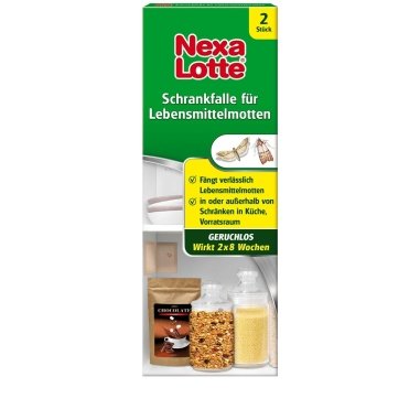 Nexa Lotte Schrankfalle für Lebensmittelmotten 2 Stück