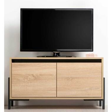 TV Element Holzoptik in Sonoma-Eiche 94 cm breit