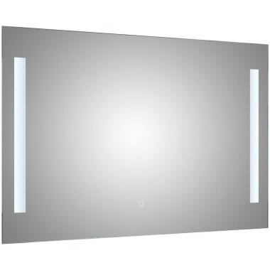 Xora Badezimmerspiegel , Glas , rechteckig , 110x70x3 cm , feuchtraumgeeignet