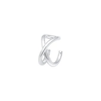 Elli  Elli Elli Ohrringe Earcuff Single Geo Basic Minimal Trend 925 Silber Ear C