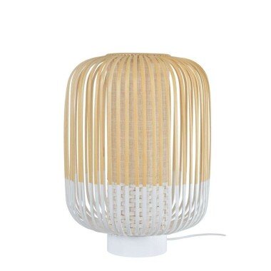 Forestier Bamboo Light M Tischlampe 39 cm weiß