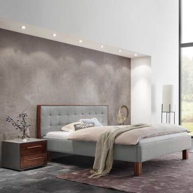Franzoesisches Bett 140x200 cm aus Webstoff