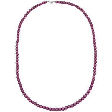 Gallay Perlenkette Kette Perle 8mm lila-wachs (1-tlg)