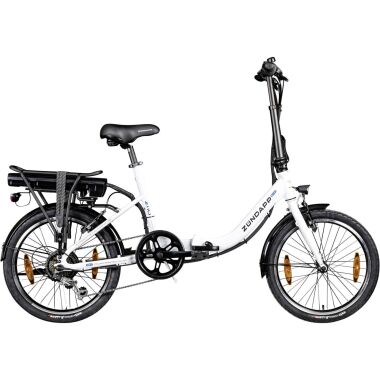 Klapprad & Zündapp E-Bike Faltrad Z110 20 Zoll RH 33cm 7-Gang 374,4 Wh weiß