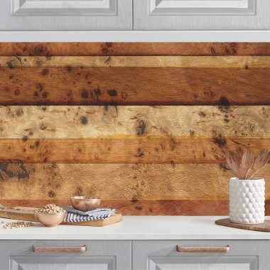 Küchenrückwand Holzoptik Woody Birdseye