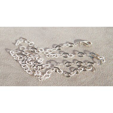 Silberkette Beliebig Verstellbar Damenkette Halskette Aus 925/ Silber Ankerket