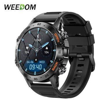 WEEDOM 1,39 IPS-Bildschirm Männer Bluetooth Anruf Smart Watch Sport Fitness Tra