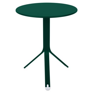 Design Bartisch Rund & Fermob Rest´O Tisch rund 02 Zederngrün matt