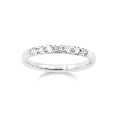 Diamant Ring Weißgold/Gelbgold 585/ Schmuck Halb Memoire Hochzeitsring Antrags