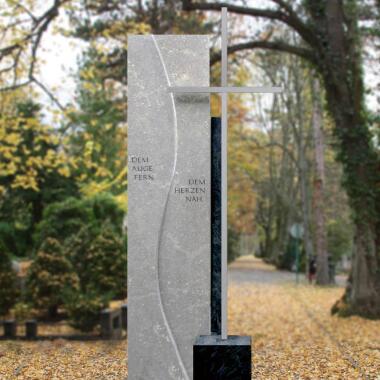 Gedenkstein Für Urnengrab mit Kreuz Kaufen