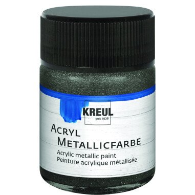 Kreul Acryl Metallicfarbe anthrazit 50 ml