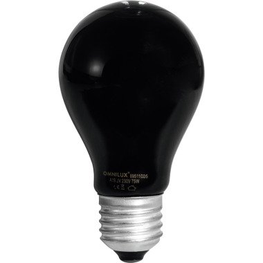 Omnilux A19 Glühlampe UV-Lampe / Schwarzlicht E27 75W