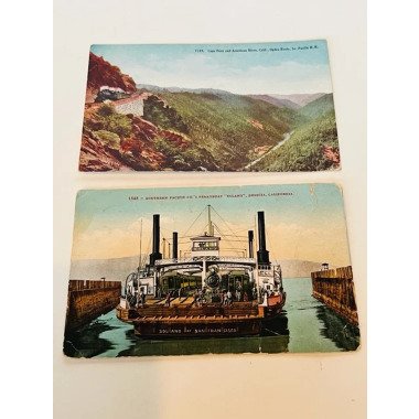 Antike Postkarte Ephemera Papier Sammelstück