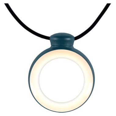 Fermob - Hoop LED Girlande - acapulcoblau/L 1220cm / Ø 10cm/3000K/960lm/