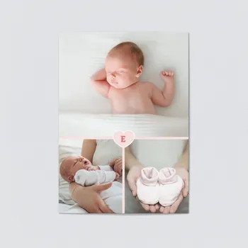 Geburtsanzeigen Mädchen Baby Karten (5 Karten)
