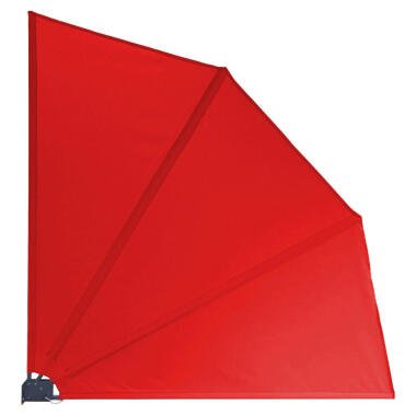 Grasekamp Balkonfächer rot Polyester-Mischgewebe B/L: ca. 140x140 cm