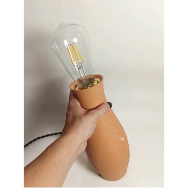 Handgemachte Keramik/Schlammlampe, Natürliche