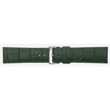 Lederband für Uhren in Grün & Uhrenarmband Poletto 454S.09.24 Leder Grün 24mm