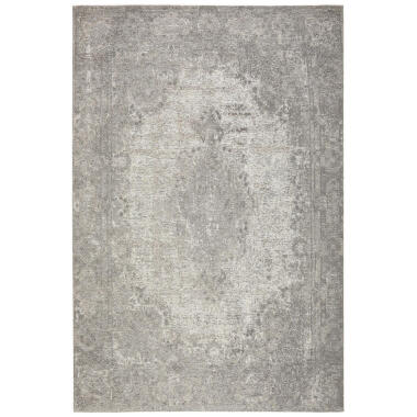 Novel Vintage-Teppich , Silber , Textil , rechteckig , 120 cm , Teppiche