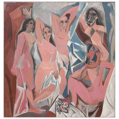 Paneel Die Frauen von Avignon von Pablo Picasso