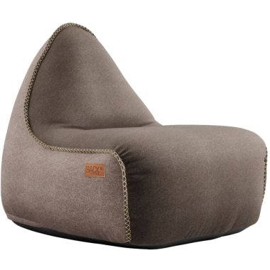 SACKit Canvas Lounge Chair Sitzsack brown-sand