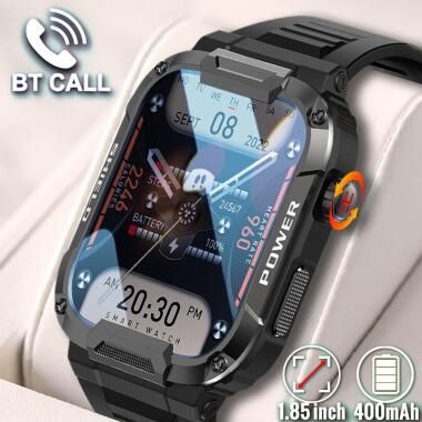 Sport Sportuhr & Smart Watch Outdoor Bluetooth-kompatible Anruf Musik Play Pulsmesser Gesundheit 