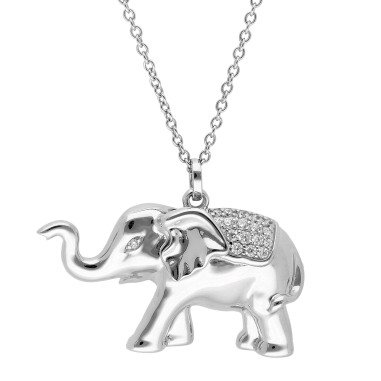 Viventy 785972 Damen-Kette 925 Silber Collier Elefant