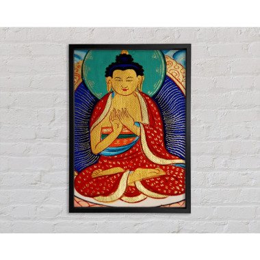 Buddha 2 Einzelner Bilderrahmen Kunstdrucke