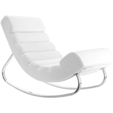 Design-Sessel Schaukelstuhl taylor Weiß Weiß