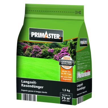 Frühjahrsrasendünger & Primaster Rasendünger mit Langzeitwirkung 1,5 kg