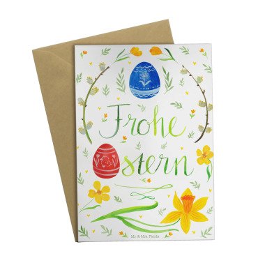 Grußkarte Frohe Ostern Geschenk, Hochzeitskarte