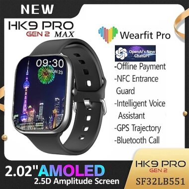 HK9 PRO MAX Smartwatch 2.02 Zoll Smartwatch