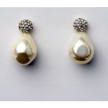 Modeschmuck Ohrringe von Fiell aus Perle