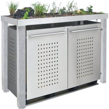 Mülltonnenbox Typ- Pflanzenwanne F-Design