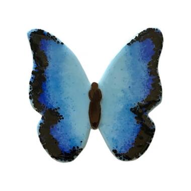 Schmetterlings Glasornament mit besonderen Farbverlauf Glasornament S-22