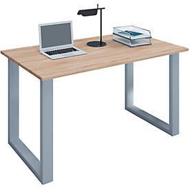 Schreibtisch, rechteckig, Bügelfuß, B 1100