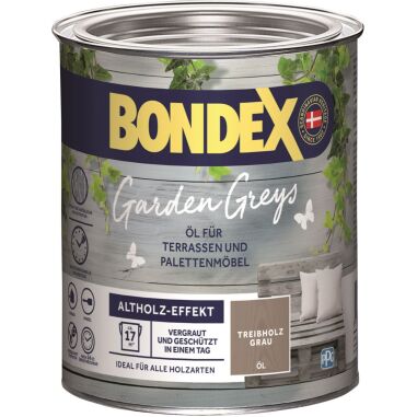 Bondex Garden Greys Öl 750 ml treibholz grau
