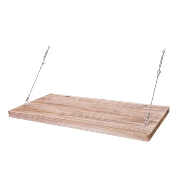 Klappbarer Wandtisch aus Massivholz